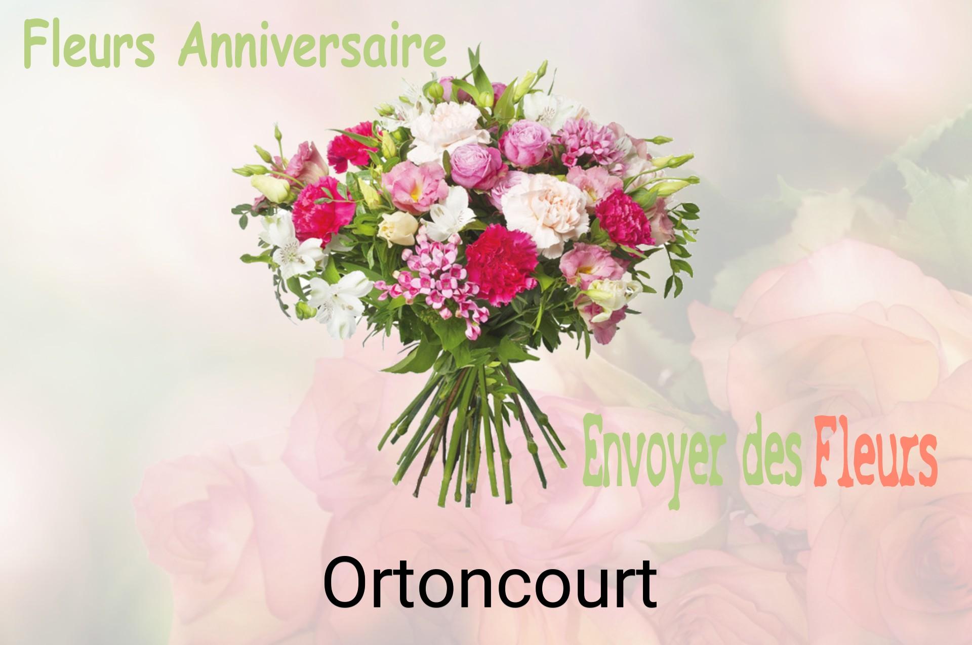Bouquet de fleurs d’anniversaire livré à Ortoncourt