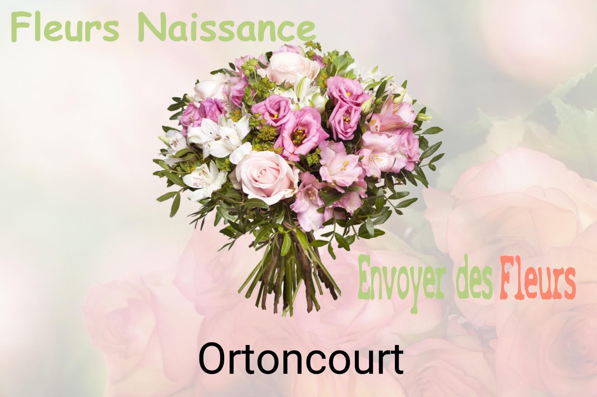 Bouquet de fleurs de naissance livré à Ortoncourt